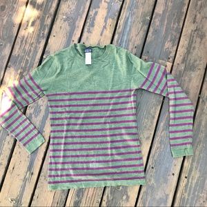 Patagonia striped wool sweater